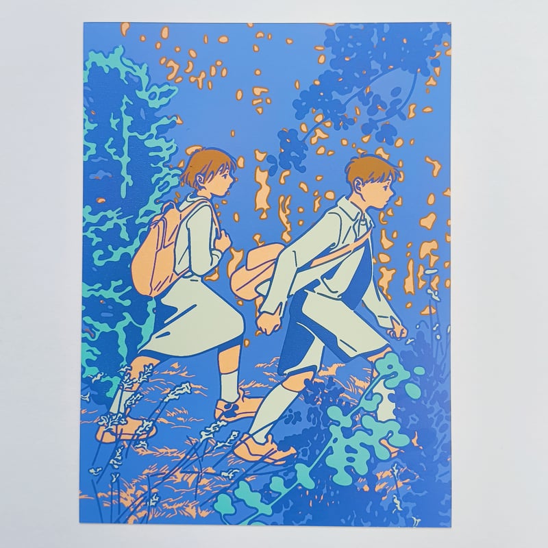 0.1｜シルクスクリーンプリントのカード | POPOTAME Books & Art