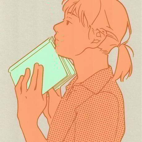 0.1のカード | Reading girl / Reading hand