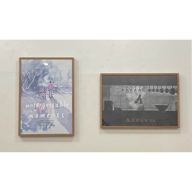 みやこしあきこ｜リソポスター「Attivo」 | POPOTAME Books & Art