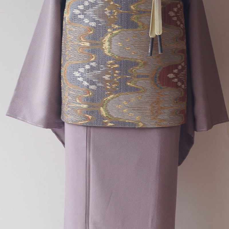 洗える江戸小紋　鮫小紋　紫色系　身巾少しゆったりサイズ 洗える江戸小紋 鮫小紋 紫色系 身巾少しゆったりサイズ