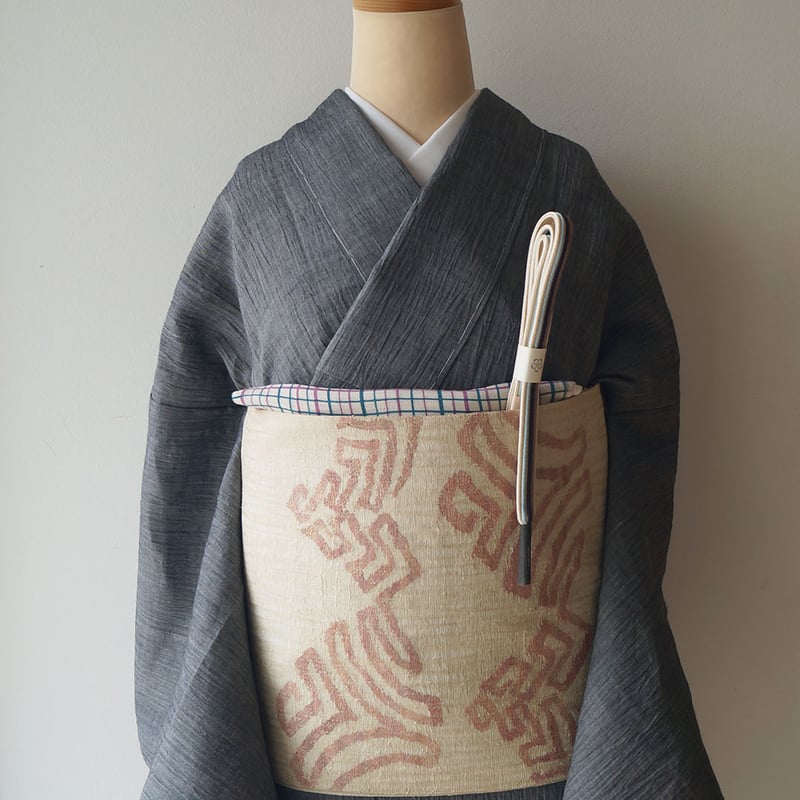 近江ちぢみ、細縞柄 近江ちぢみ、細縞柄