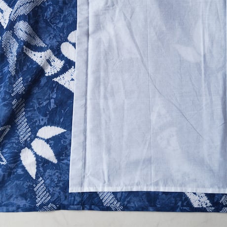 【有松絞り浴衣専門店つゆくさ・浴衣】青藍色　竹　浴衣