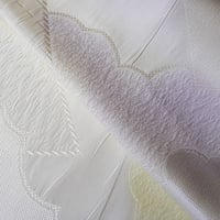 【和小物さくら・帯揚げ】生成り色地　雲取り暈かし帯揚げ　No.250321㉔