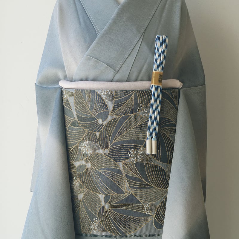 藍染草木染め柿渋染め訪問着