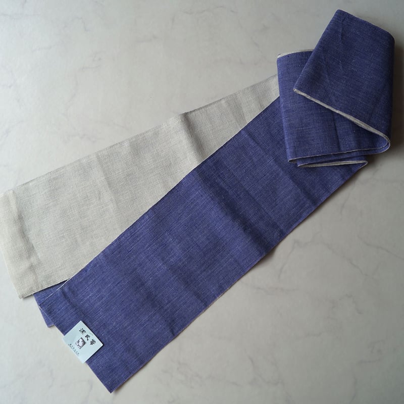 半幅帯 (生成色・薄紫色 麻100%) 楽天市場】浴衣 帯 麻 半幅帯 夏物 01 本麻 レディース 浴衣帯