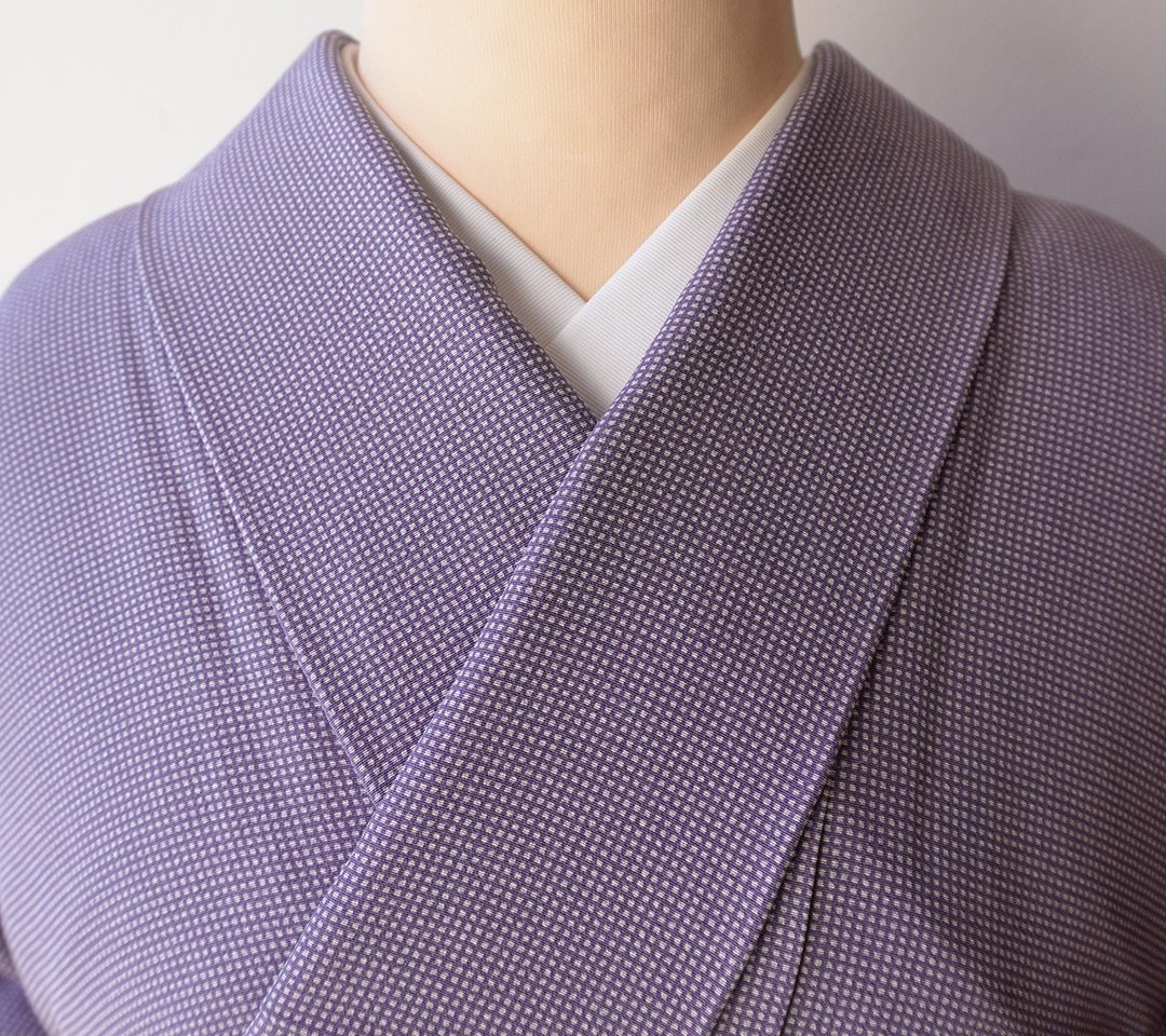 s*k様 江戸小紋 角通し 一つ紋 薄紫色 身丈163.5cm s*k様 江戸小紋 角通し 一つ紋 薄紫色 身丈163.5cm