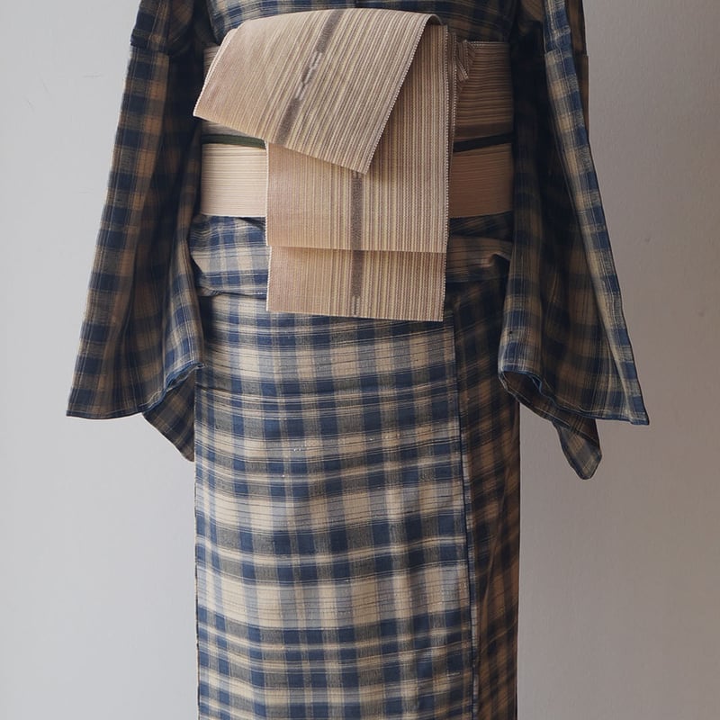 最終値下げ　本場琉球　ミンサー織　半幅帯　ベージュ色　used 最終値下げ 本場琉球 ミンサー織 半幅帯 ベージュ色 used 最終