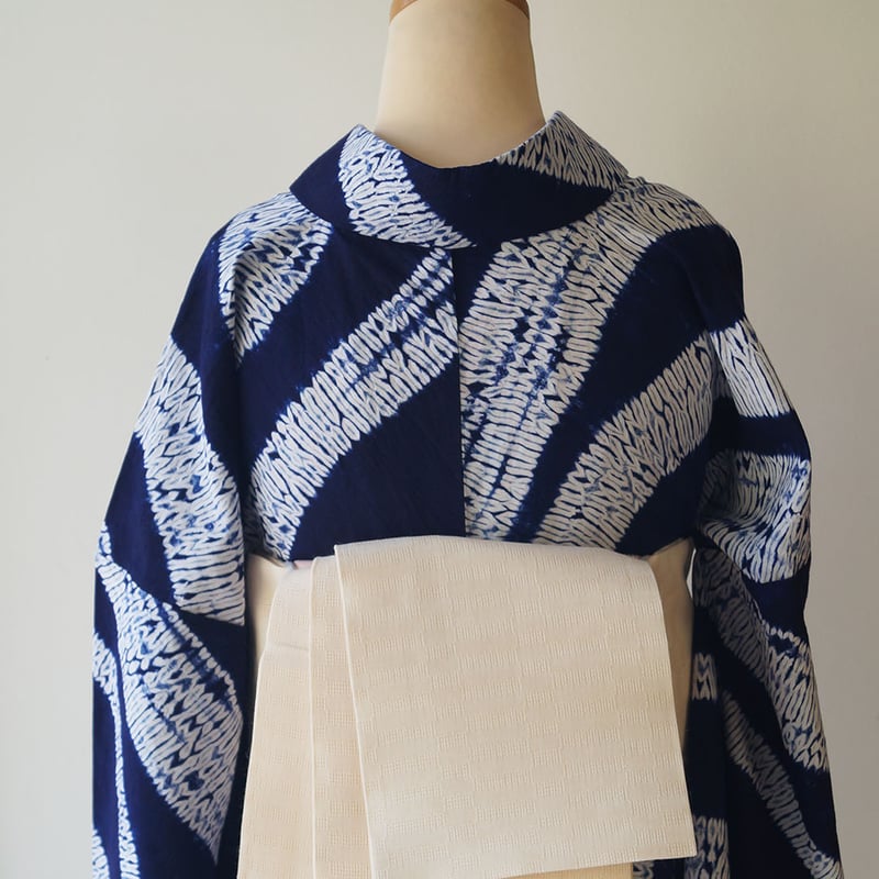 竺仙綿麻半幅帯 なごみや 半幅帯 麻 日本製 竺仙 本麻 小袋帯 生成 半巾帯 細帯