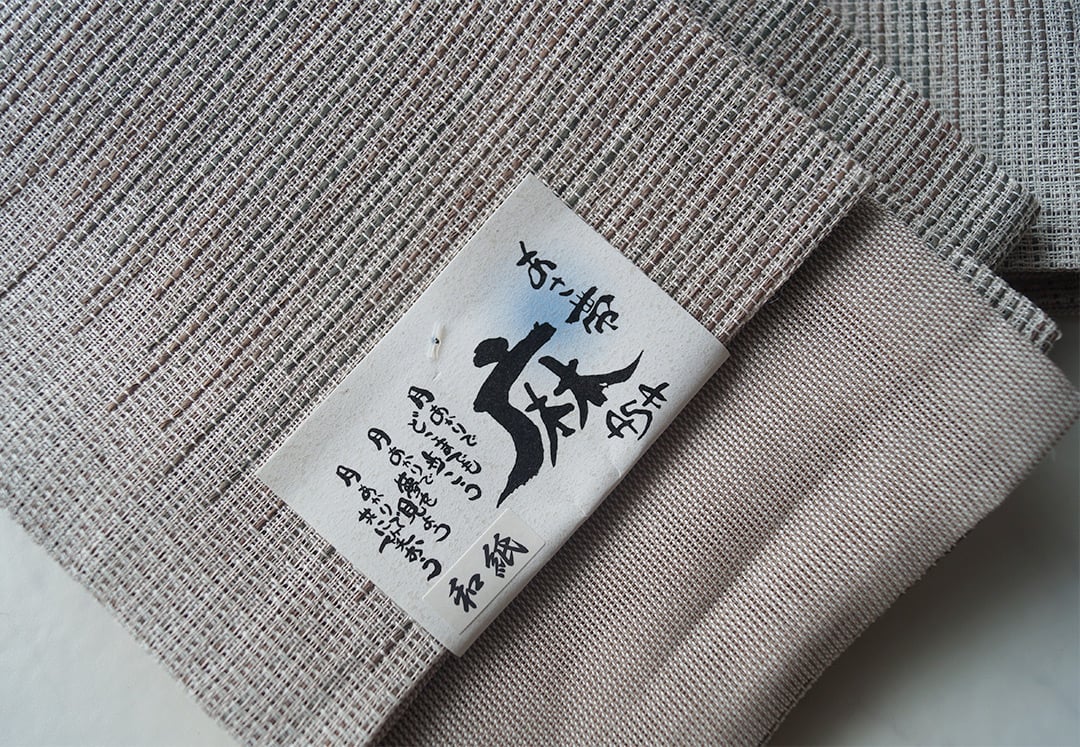 本日特別価格 綿麻しじら織✖︎紗半幅帯ベージュ 今だけ特別価格 綿麻しじら織✖︎紗半幅帯ベージュ