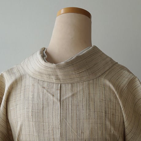 【夏・紬】ナチュラル系裾暈ししょうざん生紬