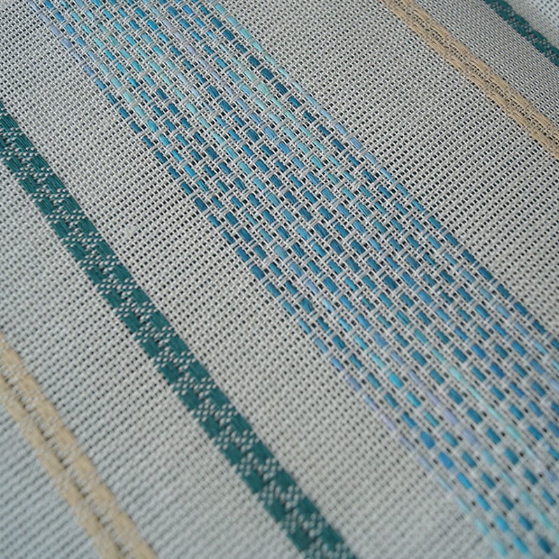 半幅帯　カフェ・オ・レ色　織り出し縞模様　No.00 半幅帯】カーキベージュ系 横段縞柄 麻半幅帯 No.250314-61