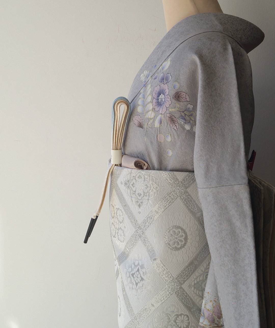 ア*コ様 絞り辻が花訪問着草花文暈し染めトール　ロング丈　着丈170cm　裄丈7 絞り辻が花訪問着草花文暈し染めトールロング丈着丈170cm裄丈72cm