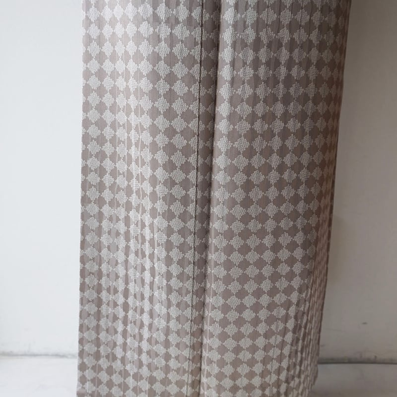 正絹伊と幸格子梅竹松疋田小紋