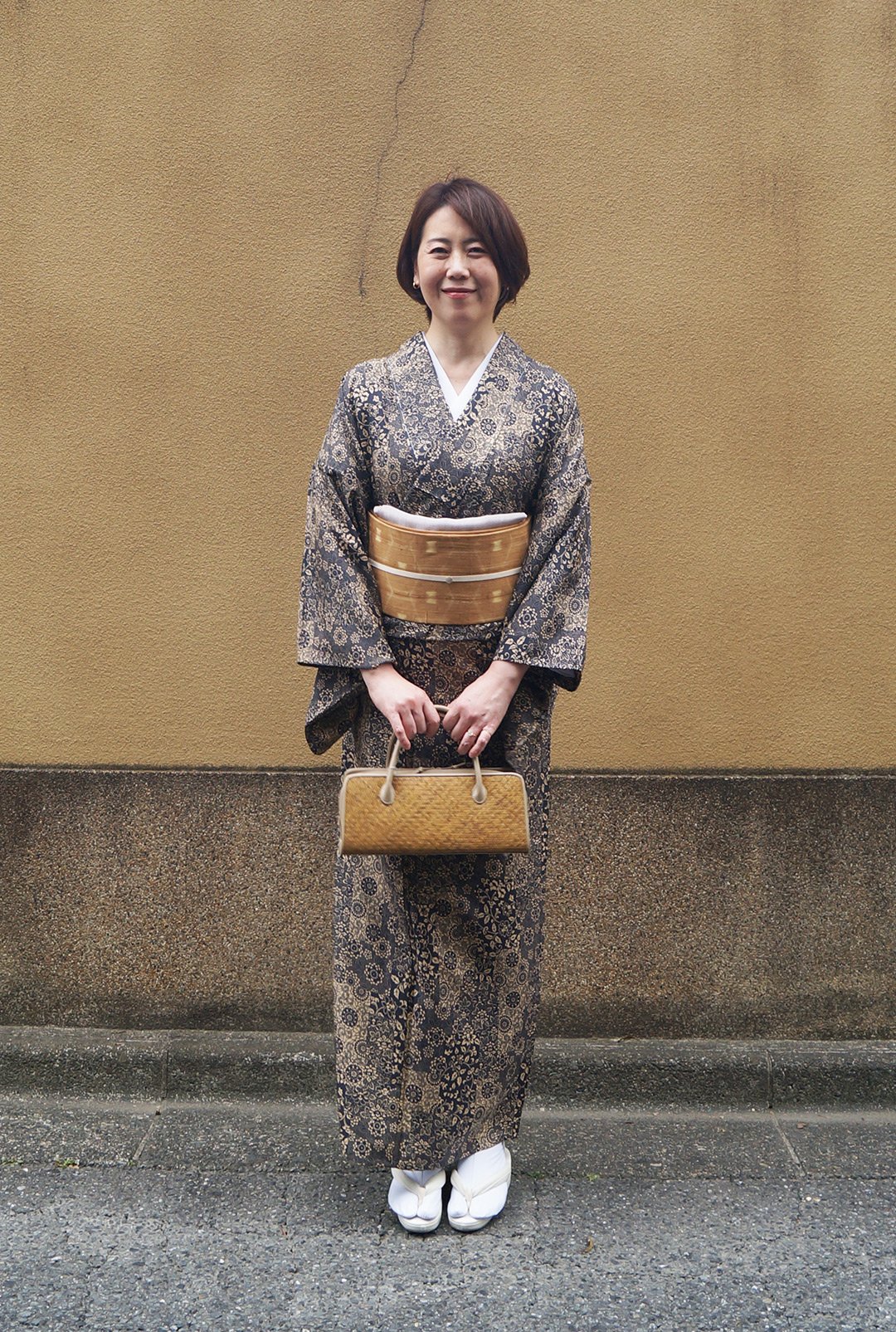 衿秀　利休バッグ　横長 衿秀 公式 バッグ 和装 着物 ばっぐ bag 利休 横長 インナー