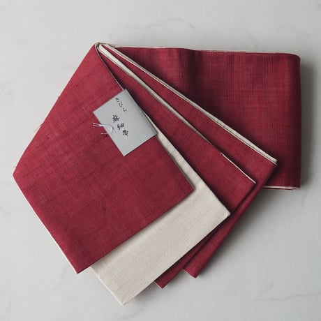麻きびら 半幅帯　紺 楽天市場】帯 半幅 小袋帯 麻きびら 浴衣帯 日本製 幅17cm×長さ