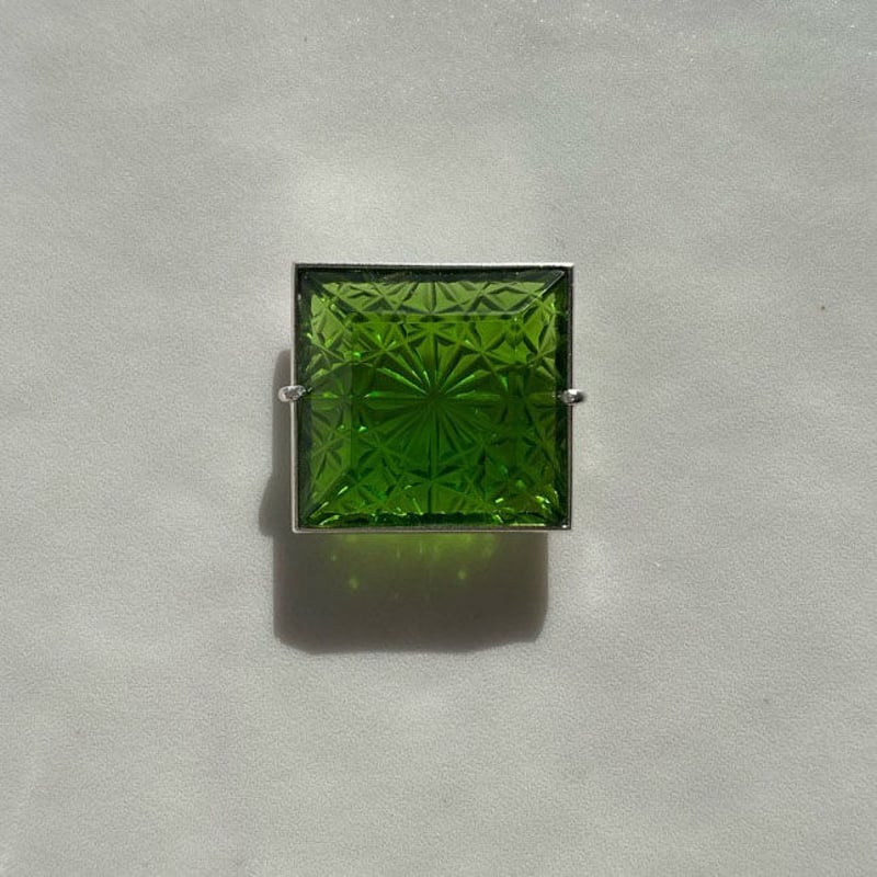 江戸切子帯留め伝統工芸