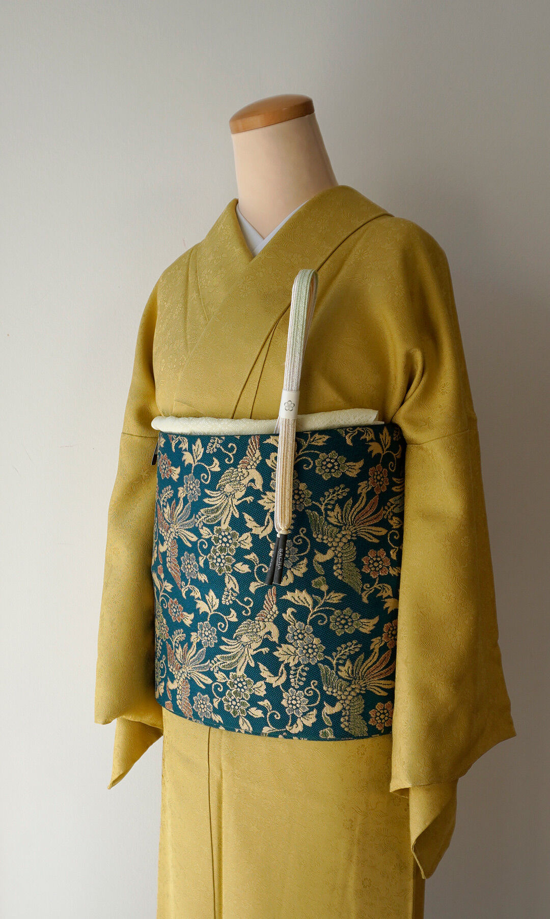 袋帯 横段 華文 鳳凰 花唐草 24M258f