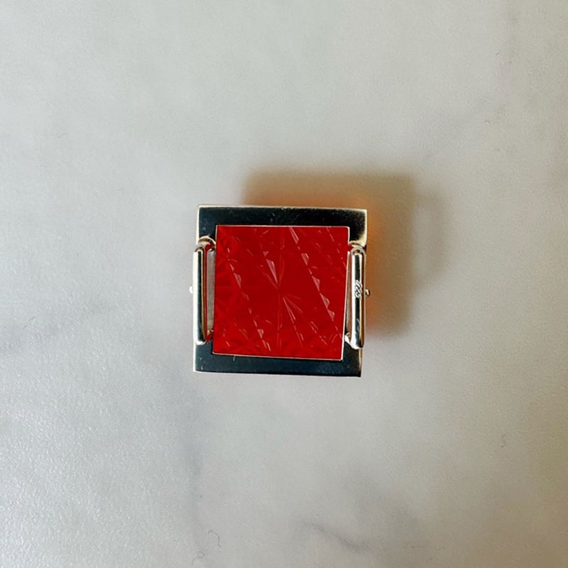 江戸切子帯留め伝統工芸