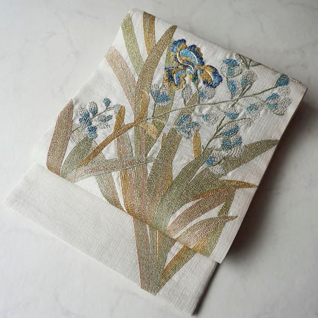 辻が花 丸帯 西陣織