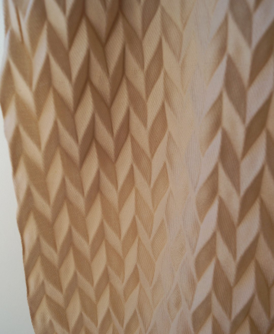 フリースショール ベージュ フリーサイズ 和小物さくら・ショール】プリーツストール ベージュ 241113⑲