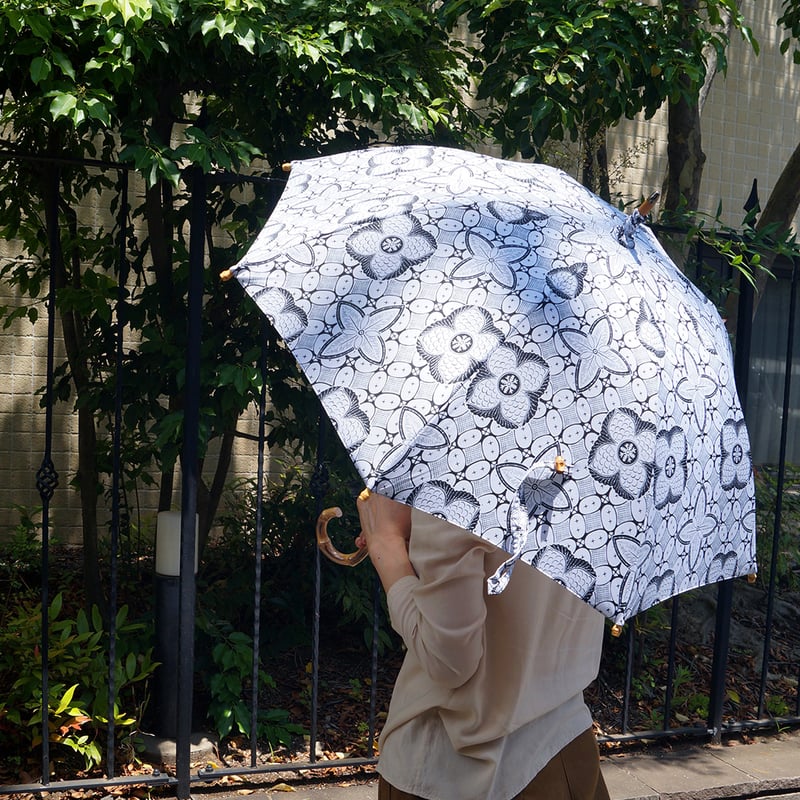 日傘】c'era una volta Original Parasol レトロフラワー柄