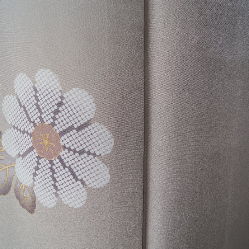 袷】潤色 菊花文 小紋 | 大山キモノ・ちぇらうなぼるた