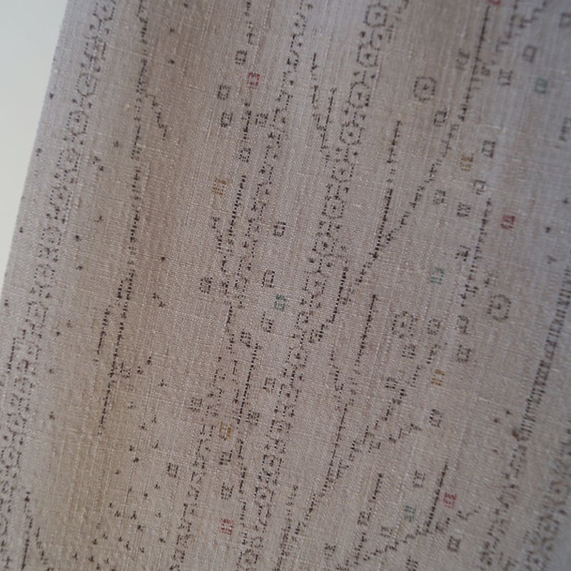 袷の結城紬です。証紙付き うっしーになりました。袷の結城紬です。