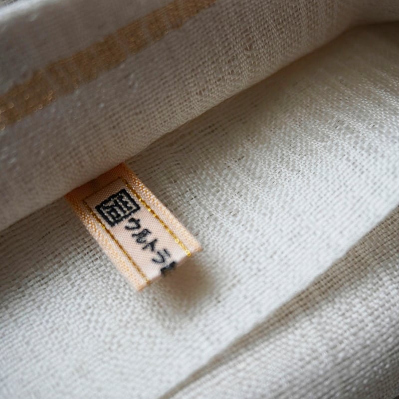夏ふくろ帯】白地 菖蒲と萩文刺繍 夏ふくろ帯 ますいわ屋扱い 夏ふくろ帯】白地 菖蒲と萩文刺繍 夏ふくろ帯 ますいわ屋扱い