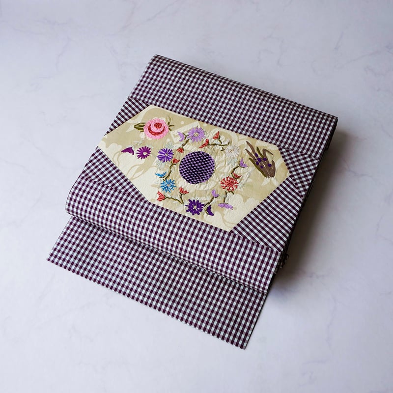 新品】【未使用】帯・刺繍 シンプル 賑々しい