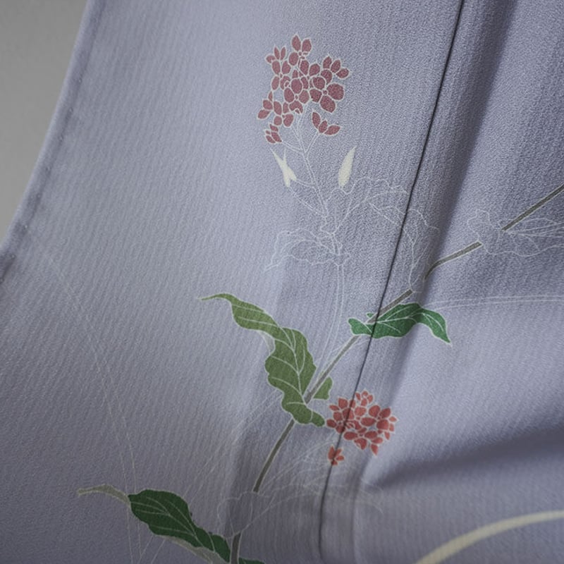 アンティーク 長襦袢 単衣  藤の花柄 浴衣 単品 身丈163裄66 黒 ピンク 桜 藤の花 L｜Yahoo!フリマ