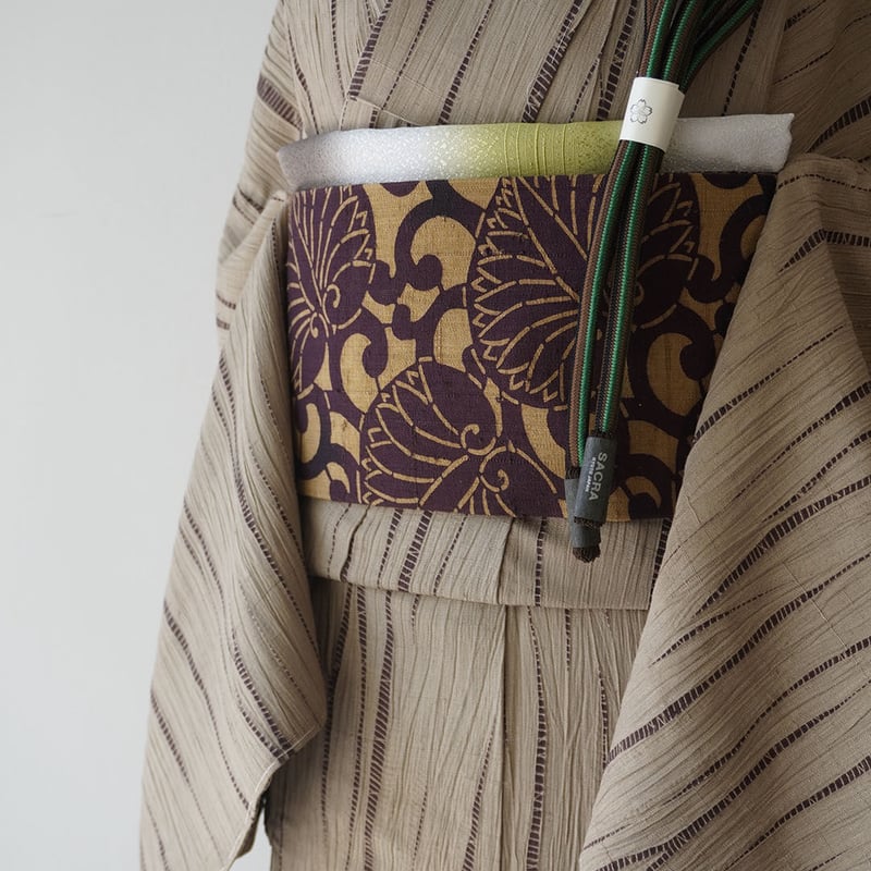 草木染め 紬 名古屋帯 【公式通販】