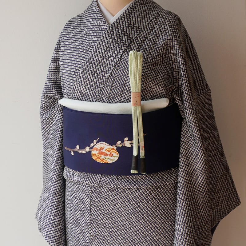 袷】深紫 総絞り 小紋 | 大山キモノ・ちぇらうなぼるた 袷】深紫 総絞り 小紋 | 大山キモノ・ちぇらうなぼるた