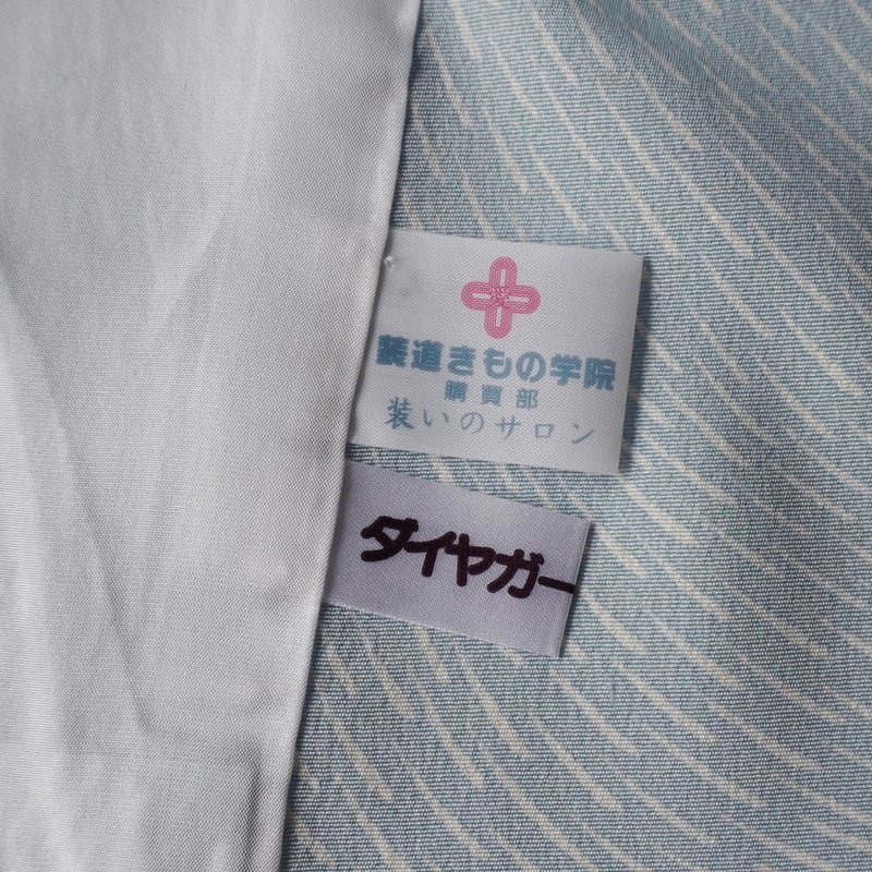 単衣】水色×白 乱菊文 江戸小紋 | 大山キモノ・ちぇらうなぼるた