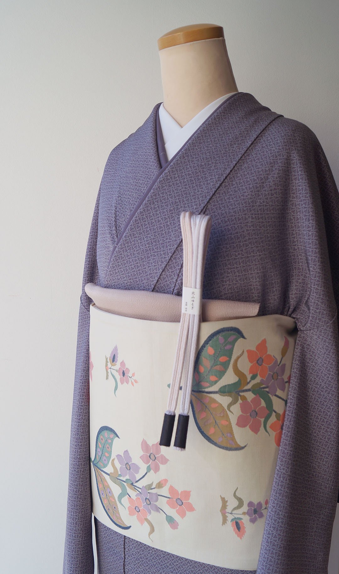 小紋 身丈155.5cm 裄丈64.5cm 正絹 逸品 【中古】（訪問着 身丈154cm  