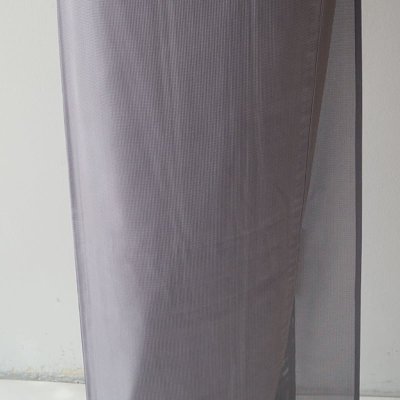 新品 絽 万筋 モノトーン 夏着物 正絹 仕付け糸付 トール 江戸小紋 6089 夏・絽】トールサイズ・モノトーン系 万筋 絽 江戸小紋 | 大山