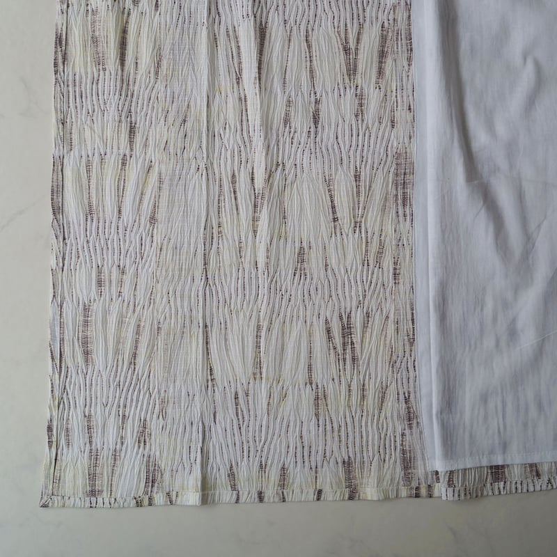 白クマ高級有松浴衣   純綿絞り 背当て居敷当て付き 白クマ様専用高級有松浴衣 純綿絞り 背当て居敷当て付き