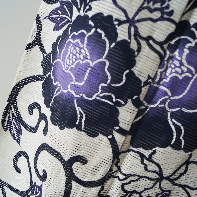 nono様花古今　綿絽ゆかた　居敷あて付き nono様花古今 綿絽ゆかた 居敷あて付き nono様花古今 綿絽