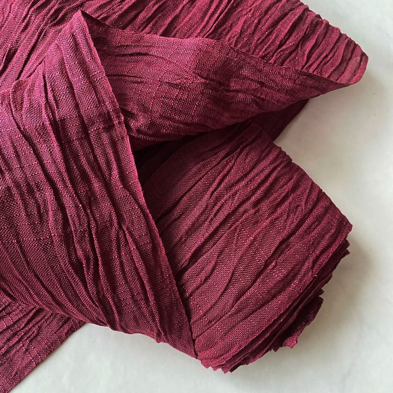 大人兵児帯シャクヤク真紅のセット