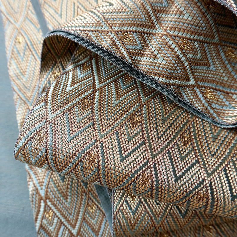 うめふく様 型染め】チクタクザクラ 綿麻紅梅 – mono-kimono - 紺仁