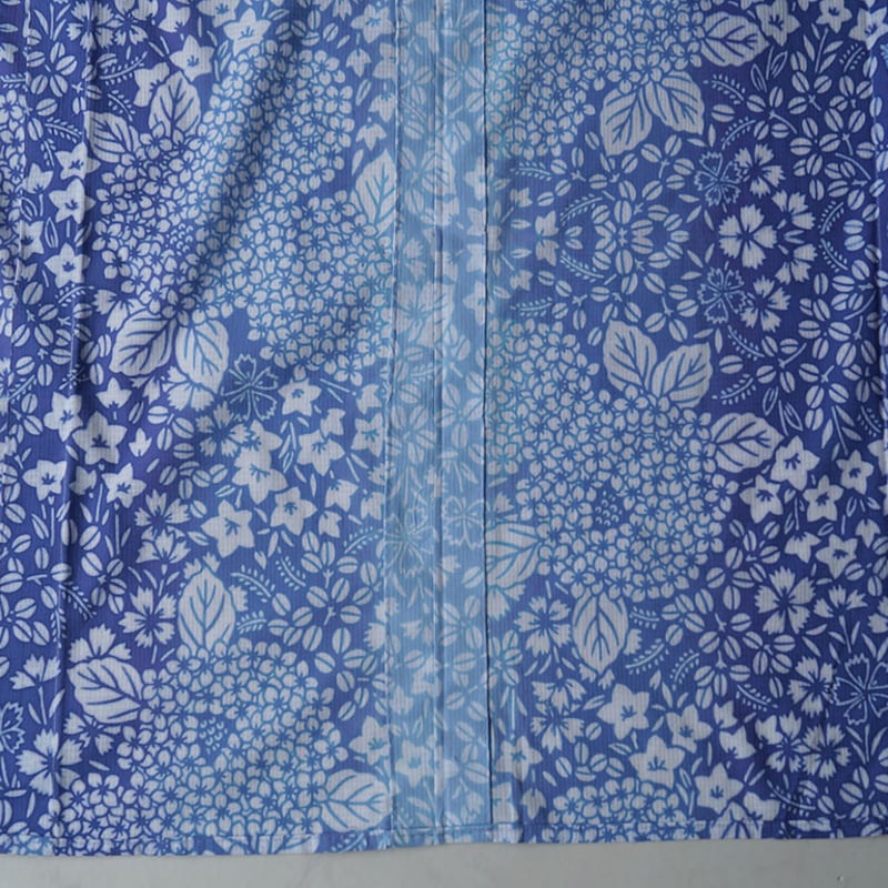 浴衣】菫色縞暈かし地 紫陽花文 綿紅梅 浴衣 | 大山キモノ・ちぇ 浴衣】菫色縞暈かし地 紫陽花文 綿紅梅 浴衣 | 大山キモノ・ちぇ