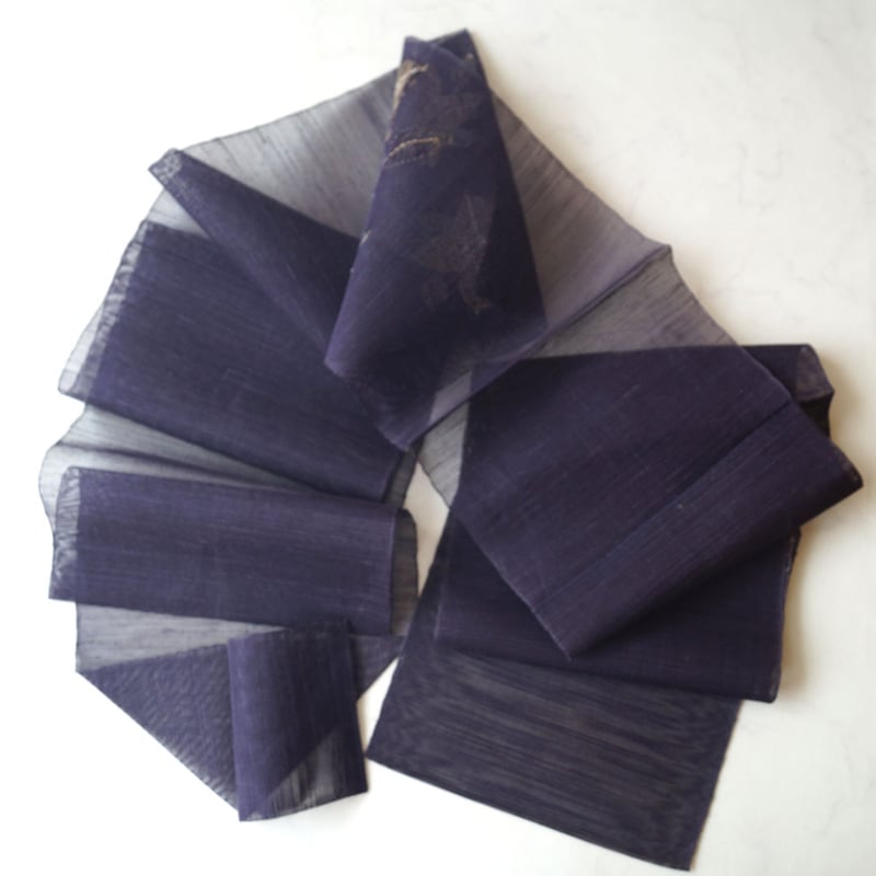 夏・なごや帯】 濃鼠色 桔梗文 羅なごや帯 | 大山キモノ・ちぇらうなぼるた 