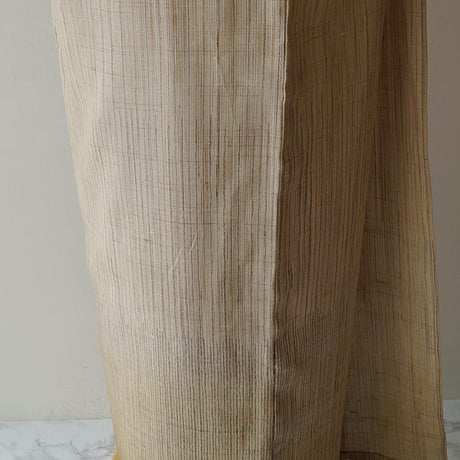 【夏・紬】ナチュラル系裾暈ししょうざん生紬