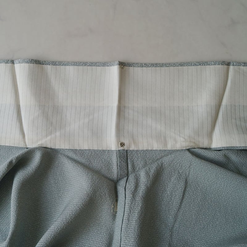 夏・絽】灰青 水柿色 暈し たたき染め絽縮緬 附下 | 大山キモノ