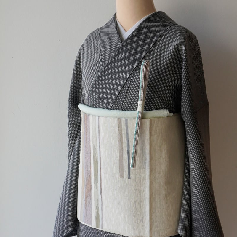 きものヱビス▪️絽 小紋 ススキにトンボ江戸小紋の羽織 120,000円(税込)着物24-01-17ご