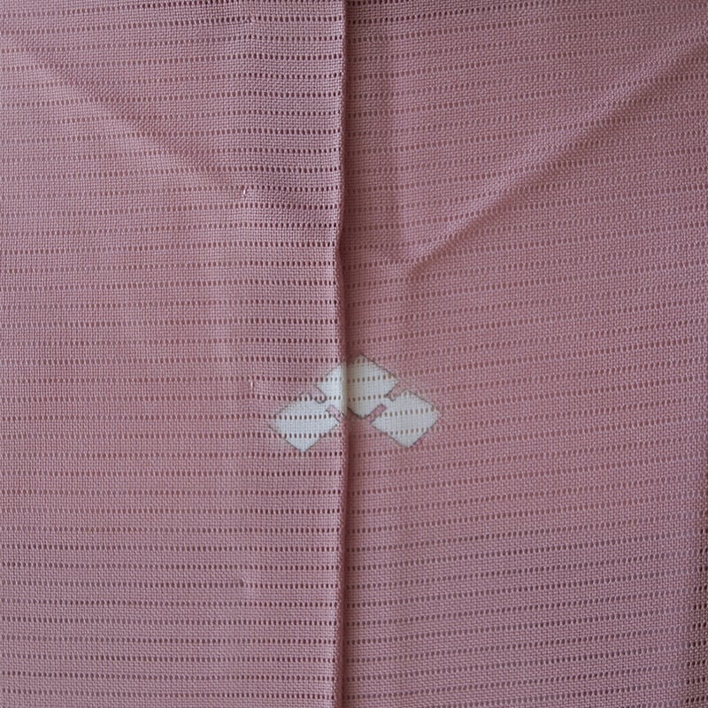 夏・絽】紅梅色 絽 色無地 一つ紋 | 大山キモノ・ちぇらうなぼるた