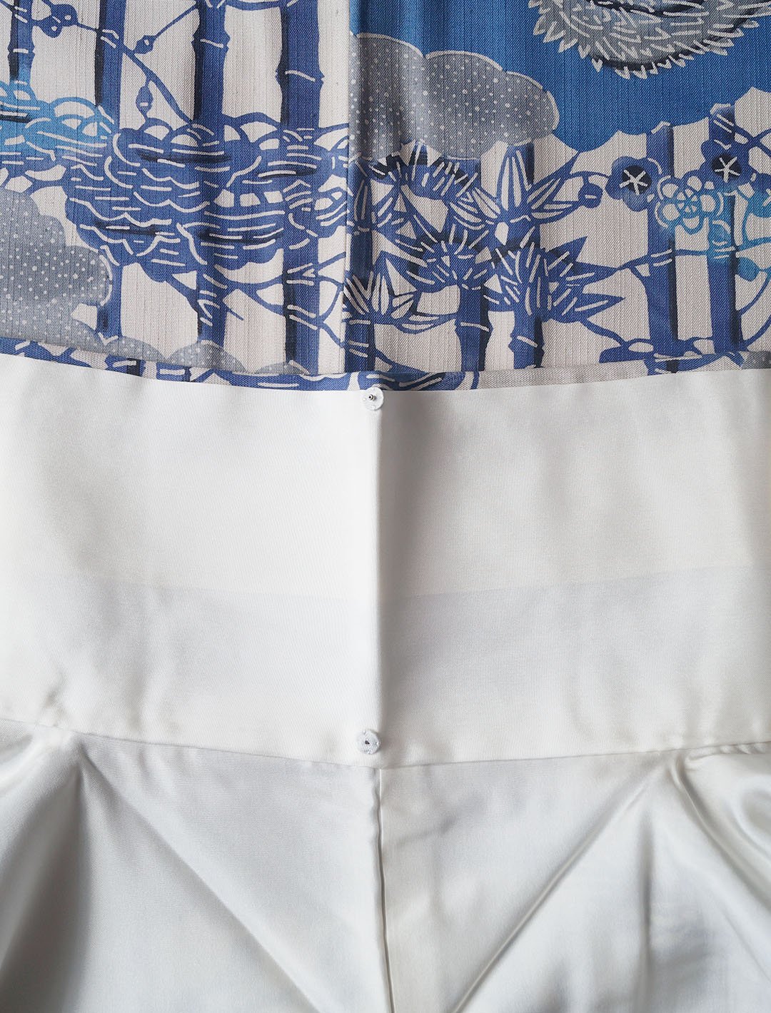 小紋 型染め 紬 つむぎ 鴛鴦 吉祥文様 梅 楓 流水 NK-1167 小紋 型染め 紬 つむぎ 鴛鴦 吉祥文様 梅 楓 流水 NK-1167