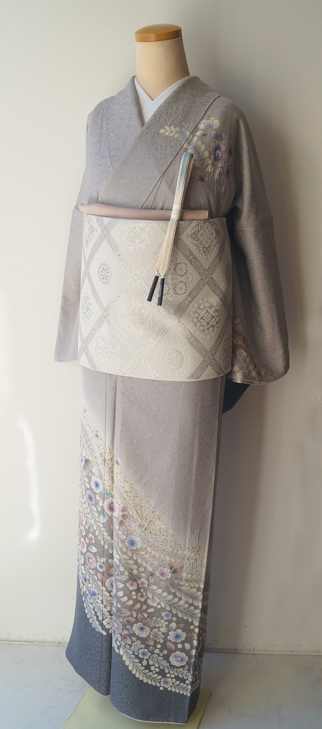 ア*コ様 絞り辻が花訪問着草花文暈し染めトール　ロング丈　着丈170cm　裄丈7 絞り辻が花訪問着草花文暈し染めトールロング丈着丈170cm裄丈72cm