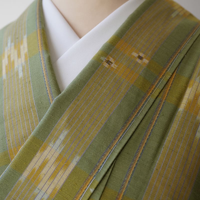 琉球かすり 琉球絣：ブルー