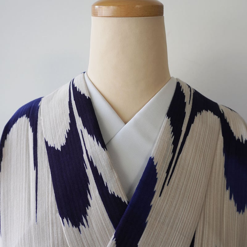 キモノモダン　濃紺　浴衣　夏着物　綿絽 キモノモダン 濃紺 浴衣 夏着物 綿絽 キモノモダン 濃紺 浴衣 夏