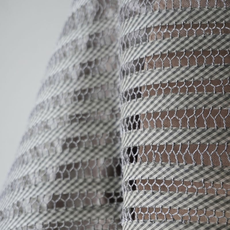 正絹伊と幸格子梅竹松疋田小紋